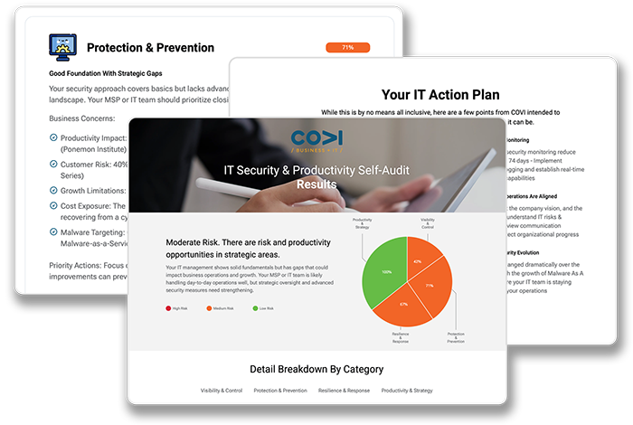 COVI IT Security Self Audit Results